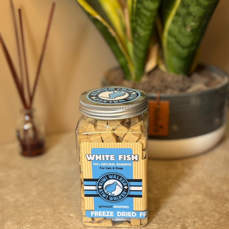 Friandises lyophilisées pour chiens et chats 100% poisson blanc 60g